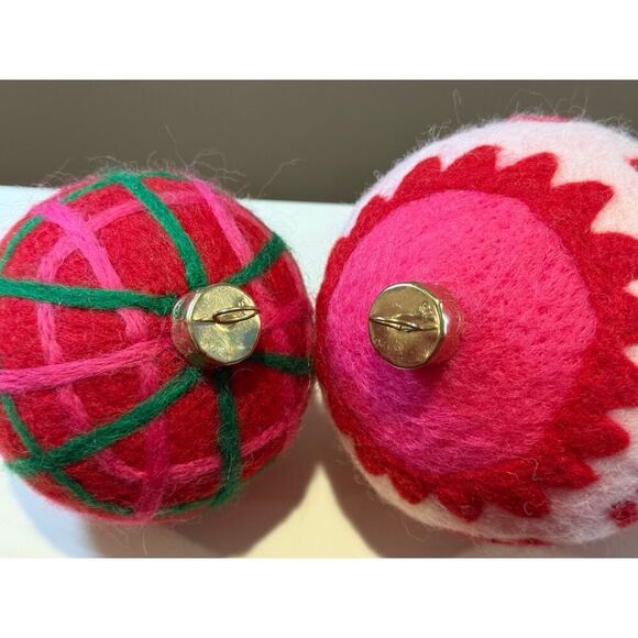 Shiraleah "Love" Assorted Set Of 4 
Felt Christmas Ornaments - Picture 8 of 8